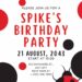 FREE Editable Ladybug Birthday Invitation