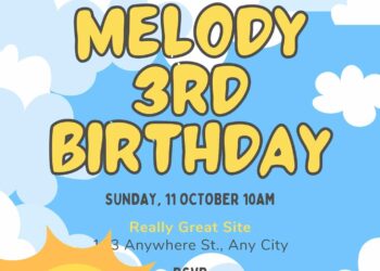 FREE Editable Sunshine Birthday Invitation