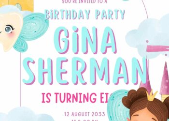 Invitation Template of 20+ Tooth Fairy Birthday Invitation Templates 1