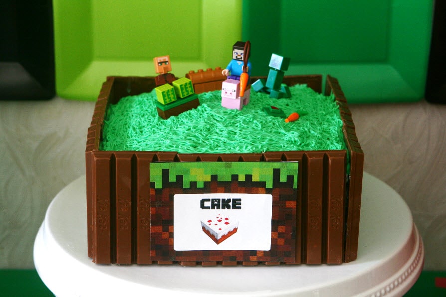 Minecraft Cake