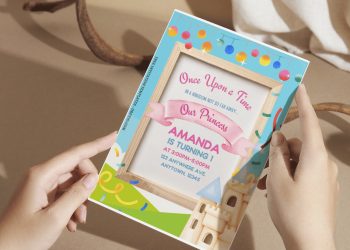 (Free Editable PDF) Cute Princess Celebration Birthday Invitation Templates