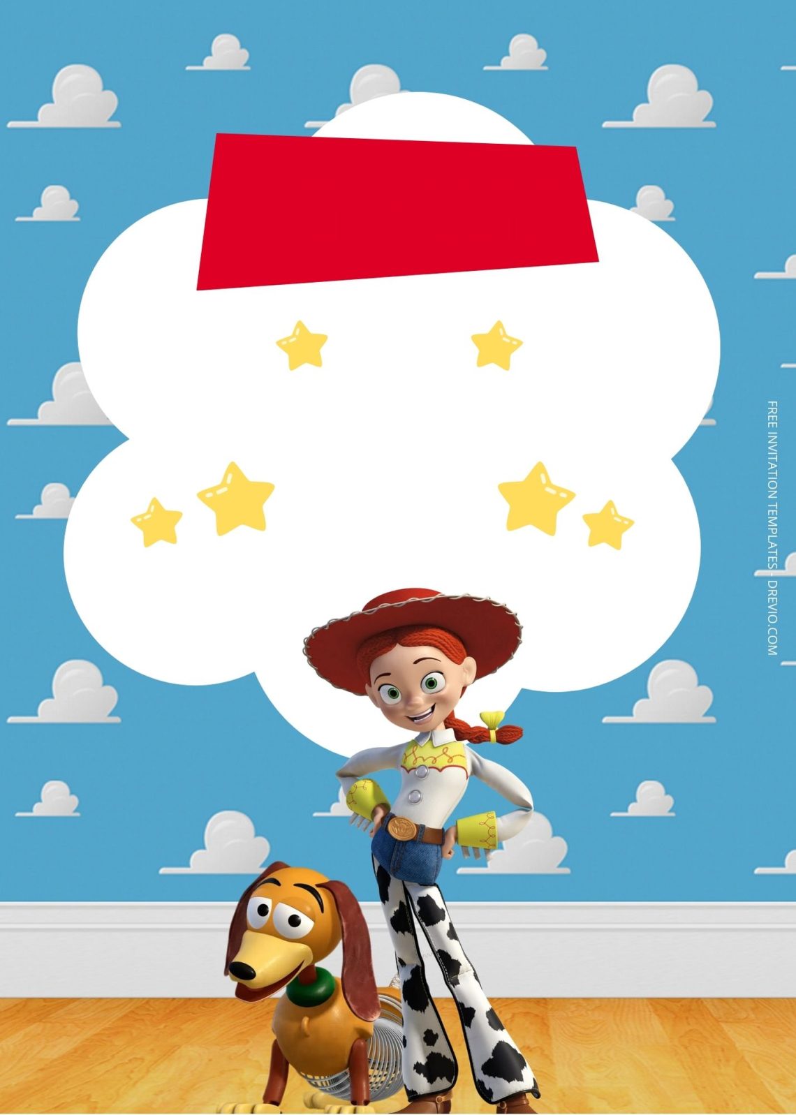 FREE Toy Story Birthday Invitation Templates