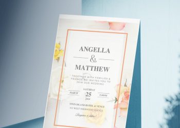 (Free Editable PDF) Flourishing Romance Wedding Invitation Templates