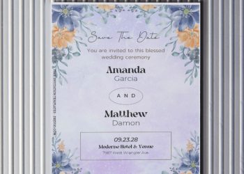 (Free Editable PDF) Floral Paradise Wedding Invitation Templates