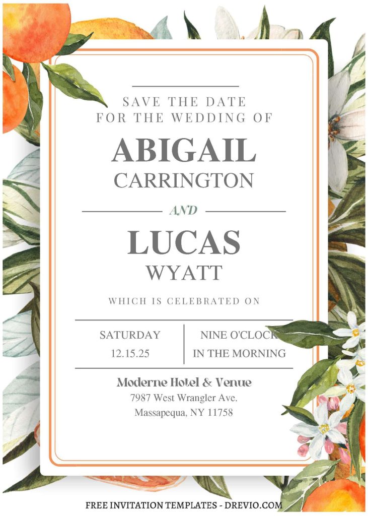 Invitation Template of (Free Editable PDF) Vibrant Garden Vows Wedding Invitation Templates 1