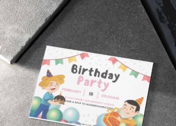 (Free Editable PDF) Cheerful Birthday Invitation Templates H