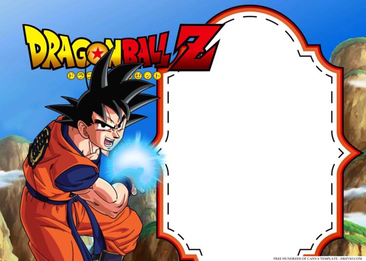 16+ Dragon Ball Z Birthday Invitation Templates | Download Hundreds ...