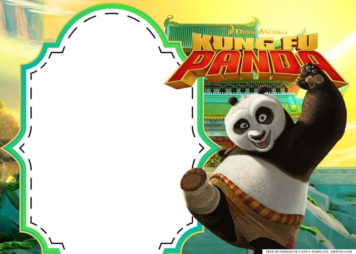 FREE-Kung Fu Panda-Birthday-Canva-Templates (10) | Download Hundreds ...