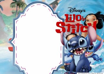 20+ Lilo & Stitch Birthday Invitation Templates | Download Hundreds ...