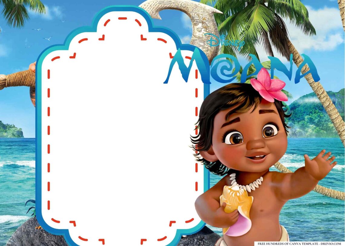 FREE-Moana-Birthday-Canva-Templates (14) | Download Hundreds FREE ...