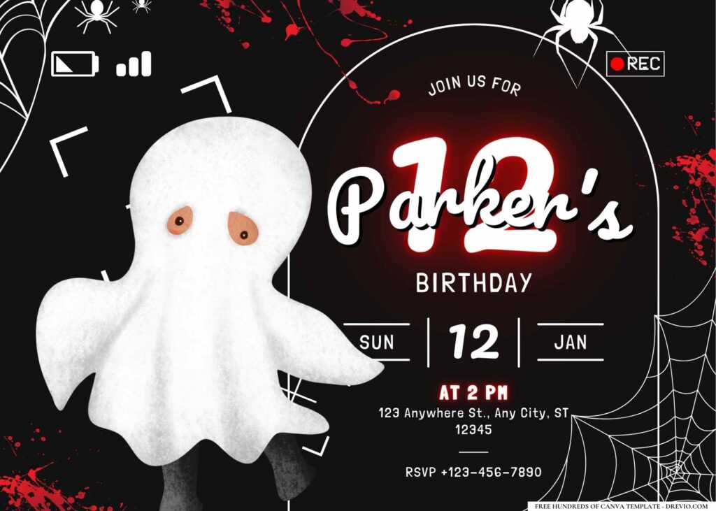 FREE Editable Murder Mystery Party Birthday Invitation