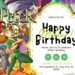 FREE Editable Peter Pan's Neverland Birthday Invitation
