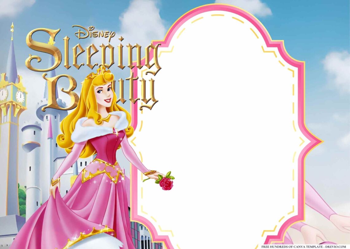 16+ Sleeping Beauty Birthday Invitation Templates | Download Hundreds ...