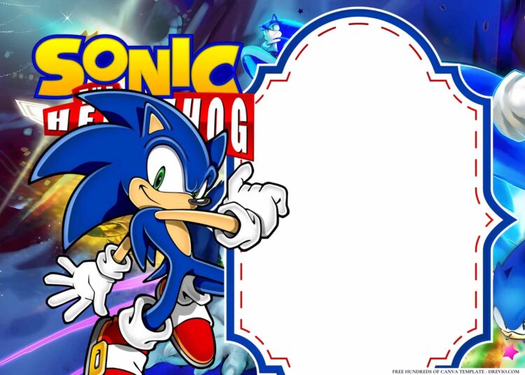 16+ Sonic the Hedgehog Birthday Invitation Templates | Download ...