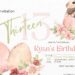 FREE Editable Spring Easter Birthday Invitation