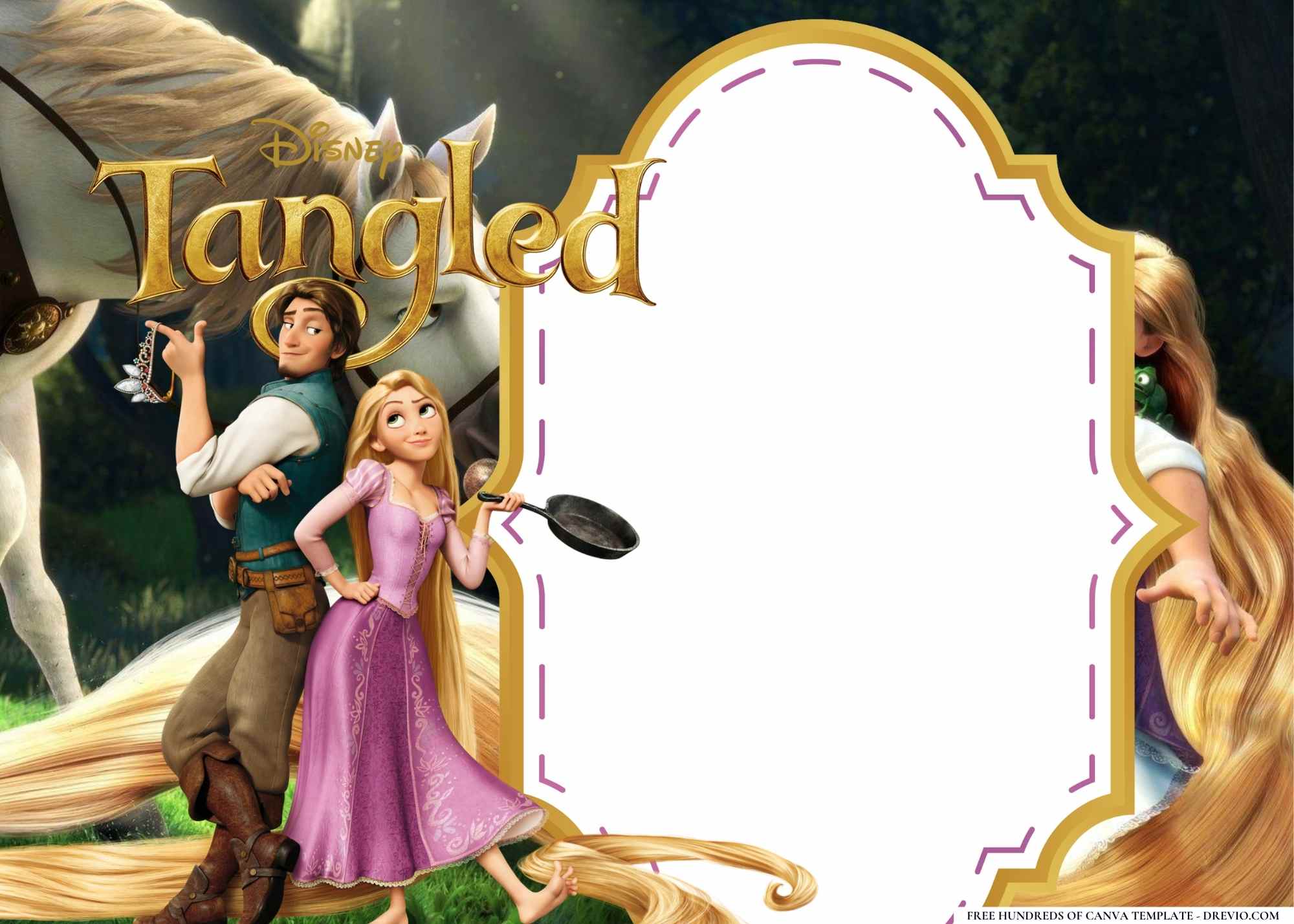 22+ Tangled Birthday Invitation Templates | Download Hundreds FREE ...