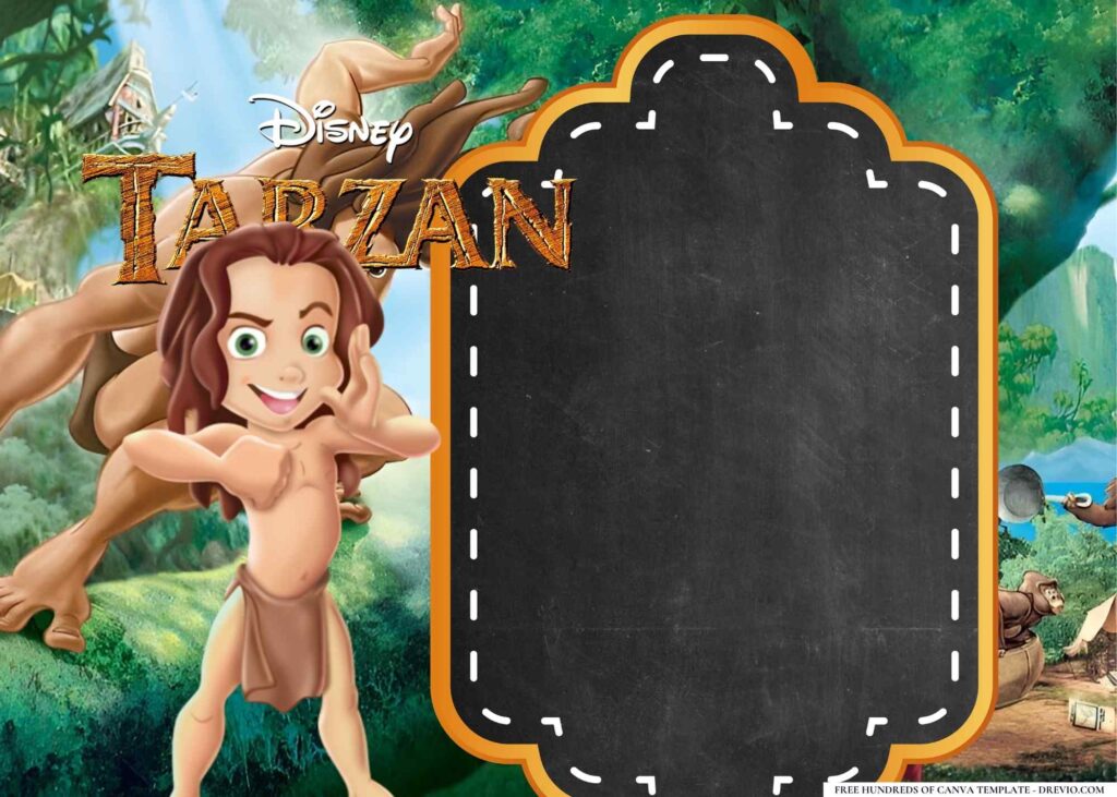 Invitation Template of 20+ Tarzan Birthday Invitation Templates 6