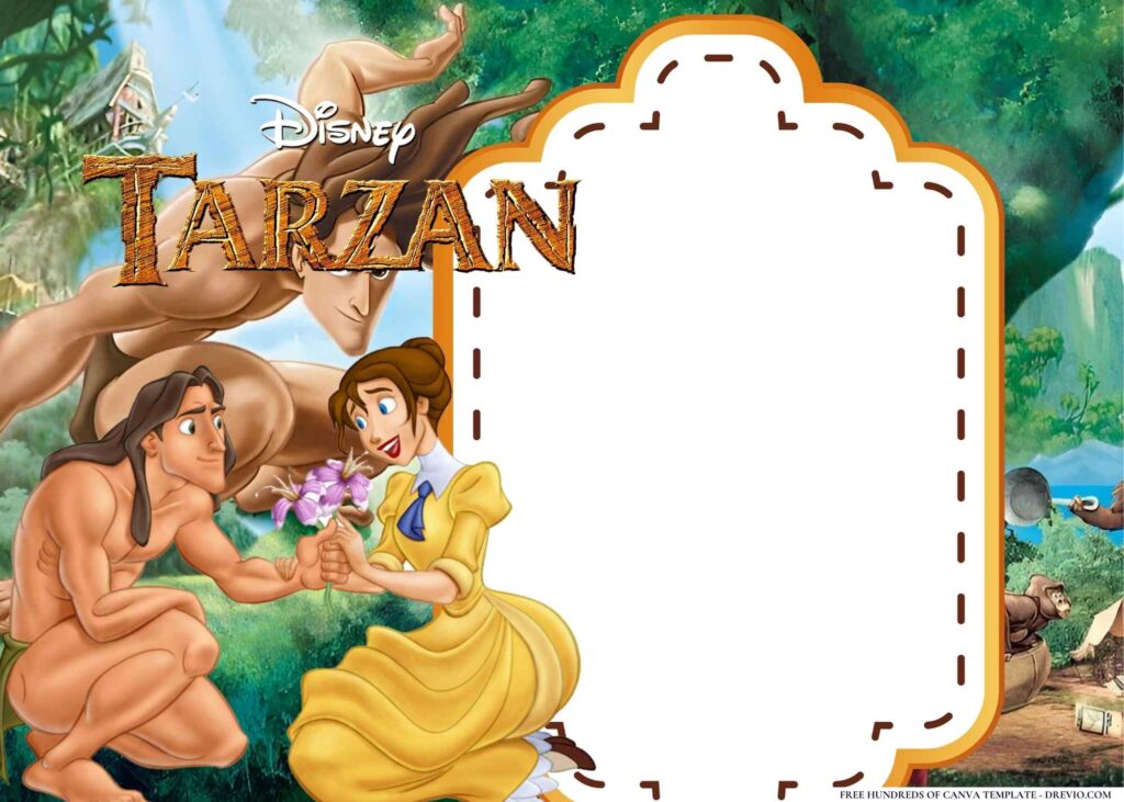 Invitation Template of 20+ Tarzan Birthday Invitation Templates 7