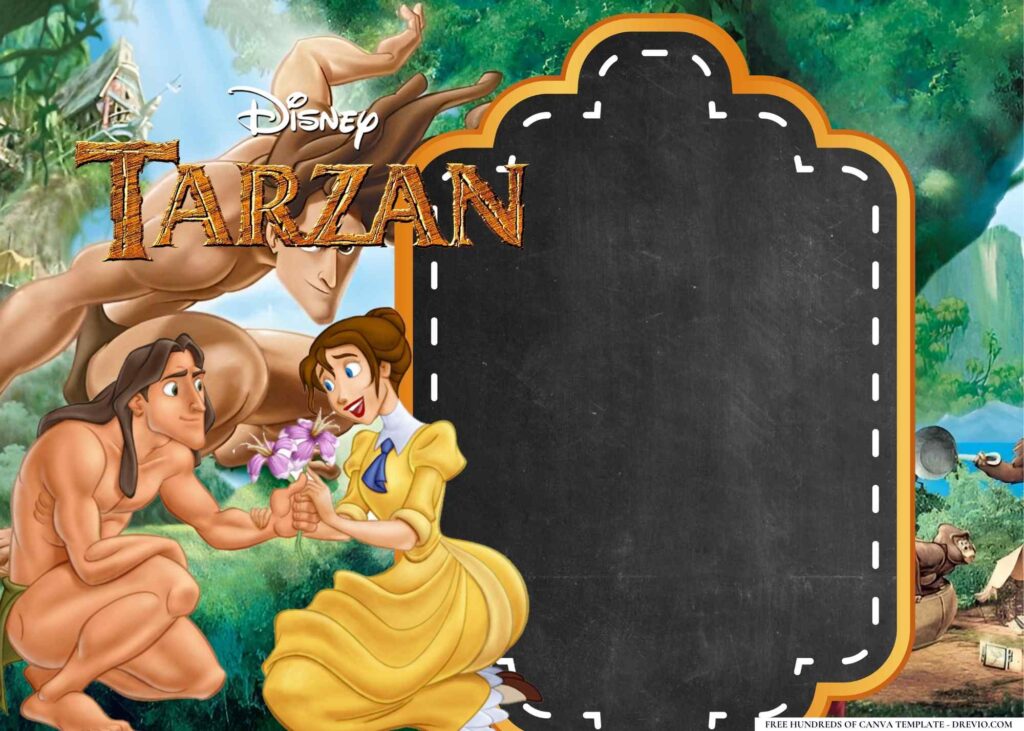 Invitation Template of 20+ Tarzan Birthday Invitation Templates 8