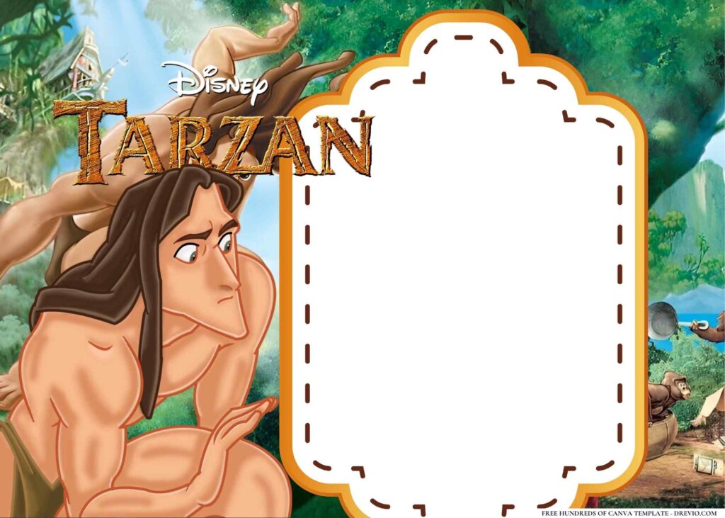 Invitation Template of 20+ Tarzan Birthday Invitation Templates 9