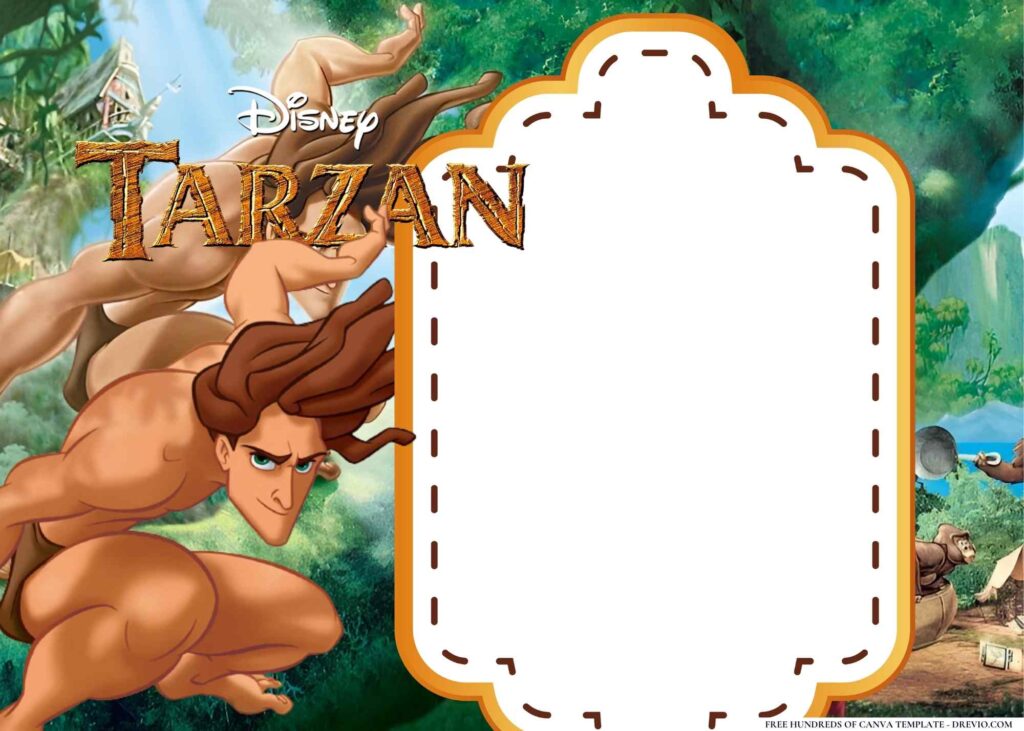 Invitation Template of 20+ Tarzan Birthday Invitation Templates 1