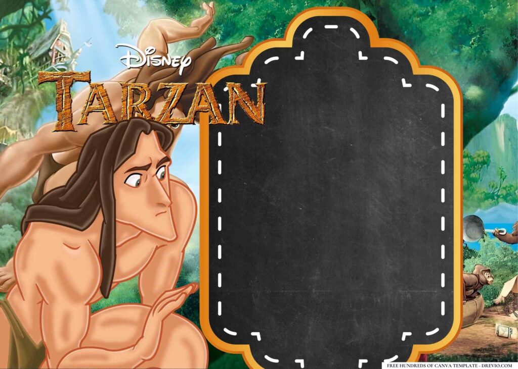 Invitation Template of 20+ Tarzan Birthday Invitation Templates 10