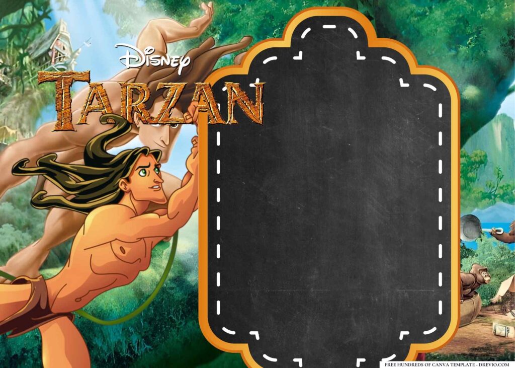 Invitation Template of 20+ Tarzan Birthday Invitation Templates 4