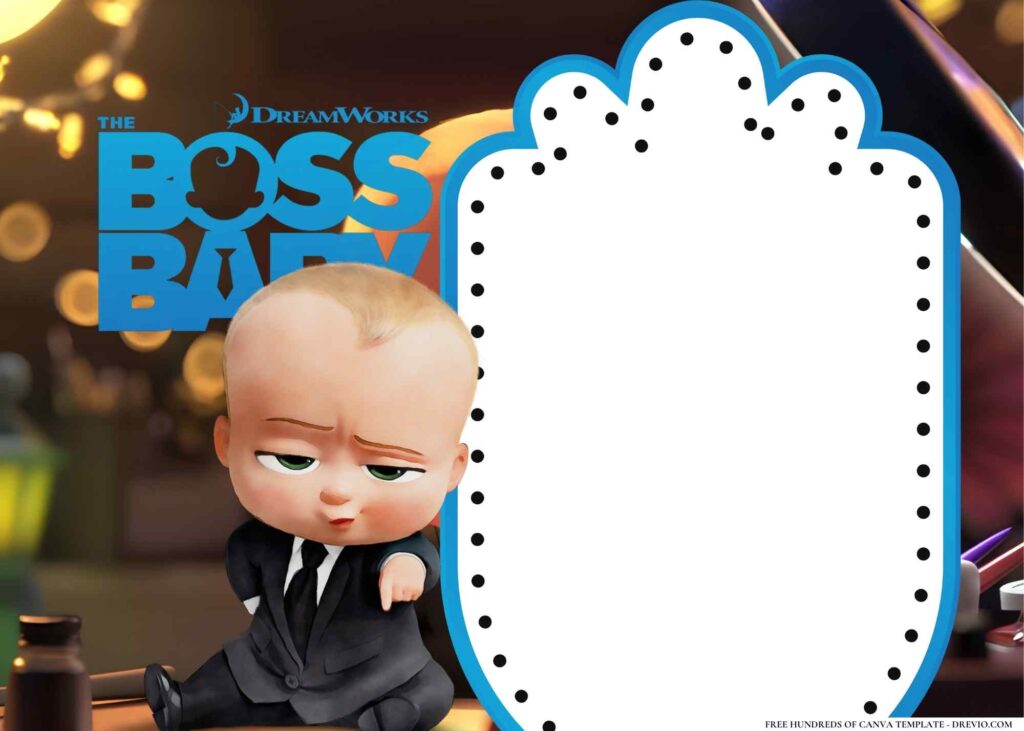 Invitation Template of 20+ The Boss Baby Birthday Invitation Templates 5