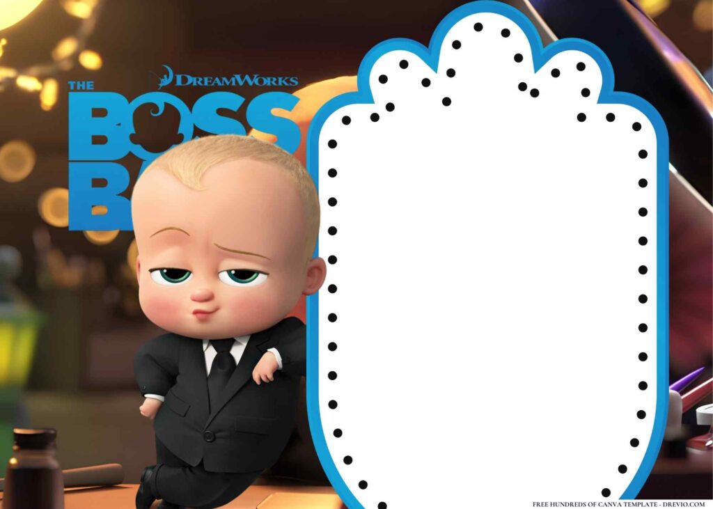 Invitation Template of 20+ The Boss Baby Birthday Invitation Templates 1