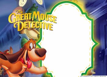 18+ The Great Mouse Detective Birthday Invitation Templates | Download ...