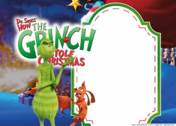 18+ The Grinch Birthday Invitation Templates - Drevio : Free And ...