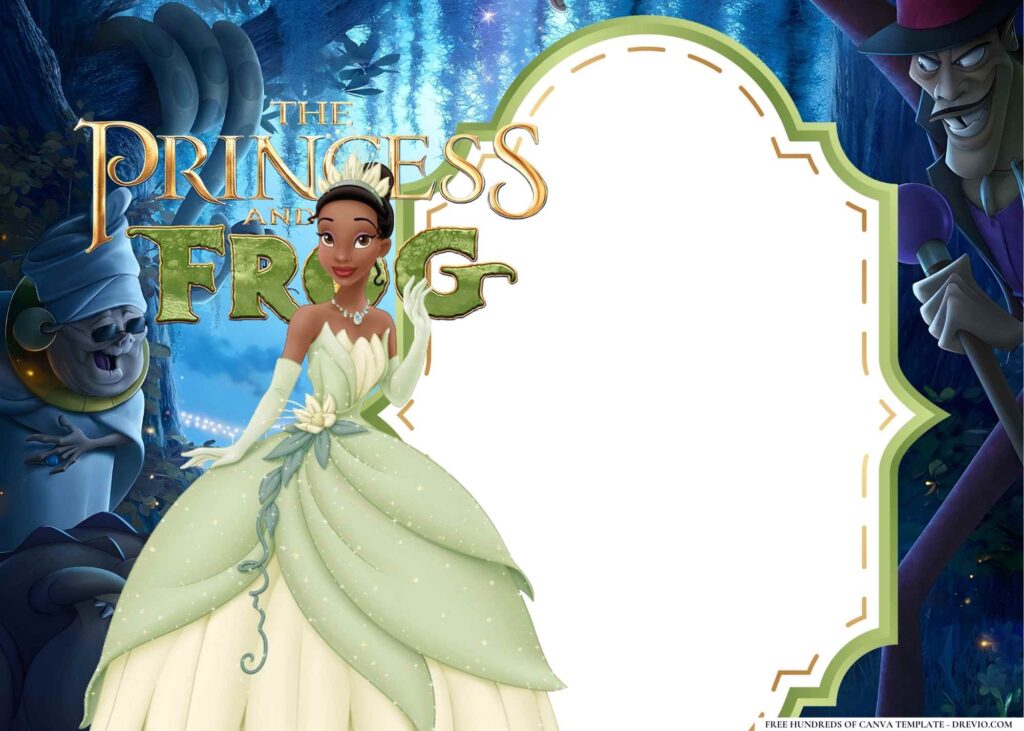 Invitation Template of 22+ The Princess and the Frog Birthday Invitation Templates 1