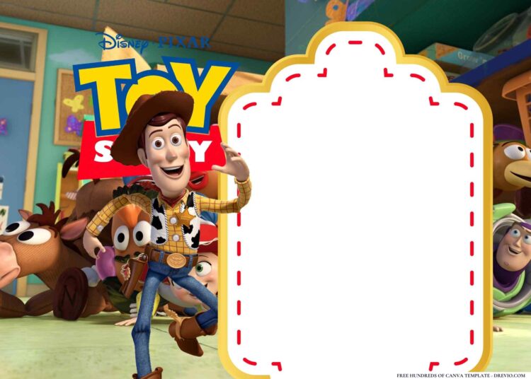 FREE-Toy Story Woody-Birthday-Canva-Templates (10) | Download Hundreds ...