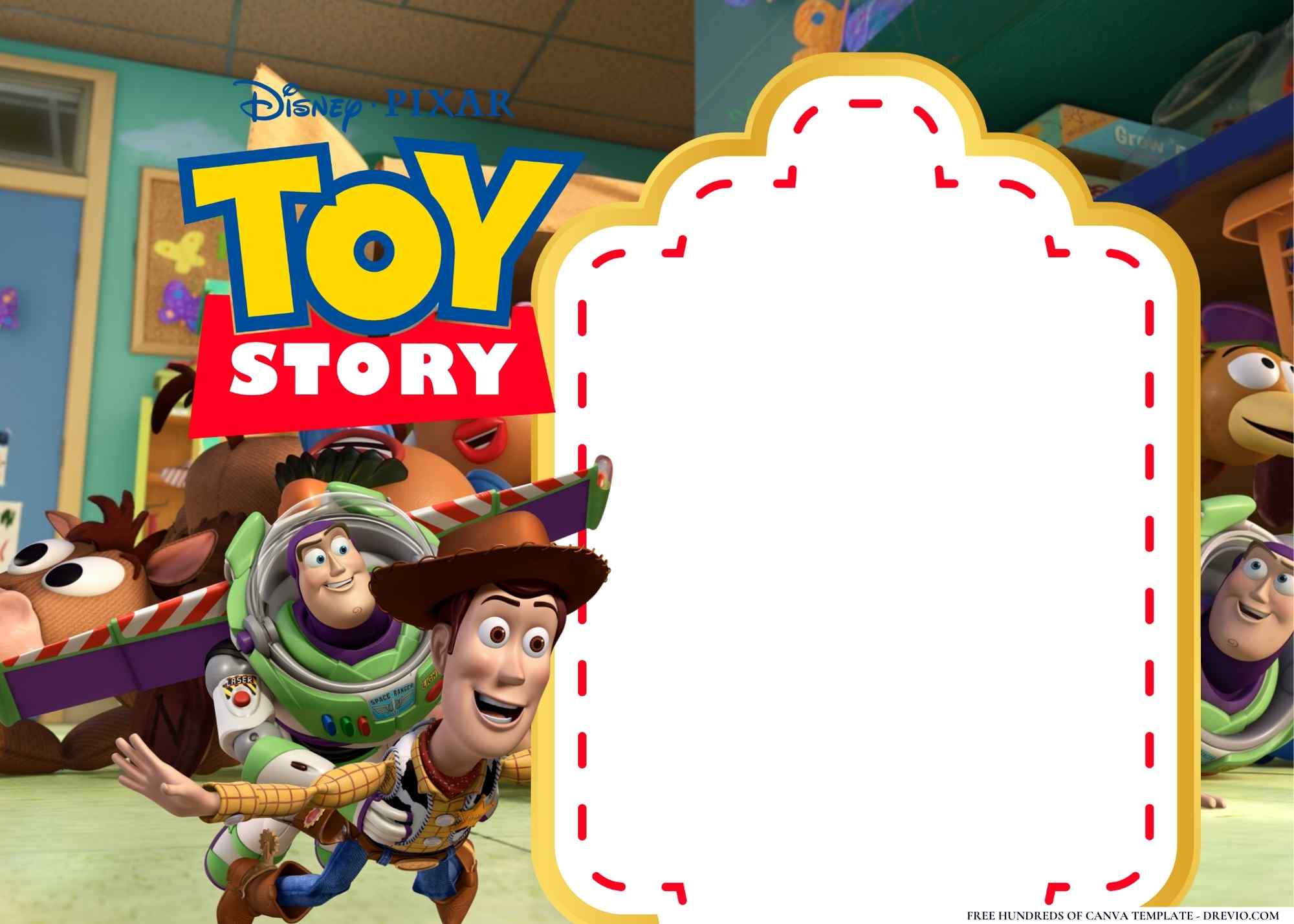 FREE-Toy Story Woody-Birthday-Canva-Templates (6) | Download Hundreds ...