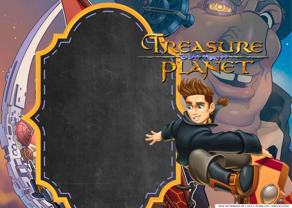 Invitation Template of 20+ Treasure Planet Birthday Invitation Templates 2