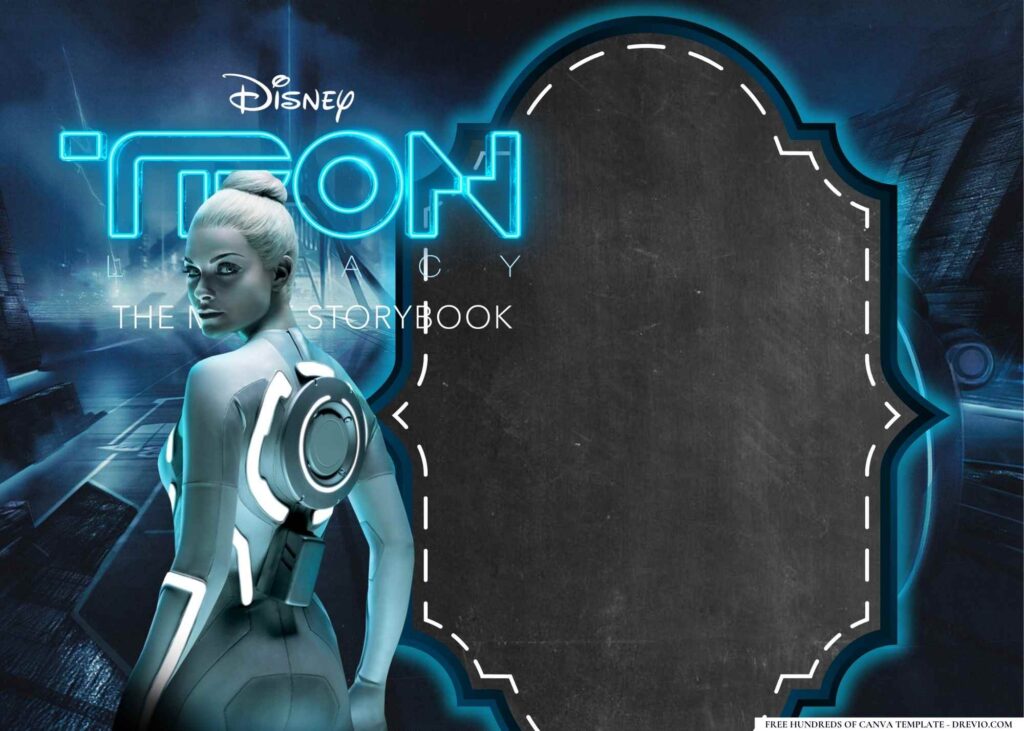 Invitation Template of 22+ Tron Legacy Birthday Invitation Templates 10