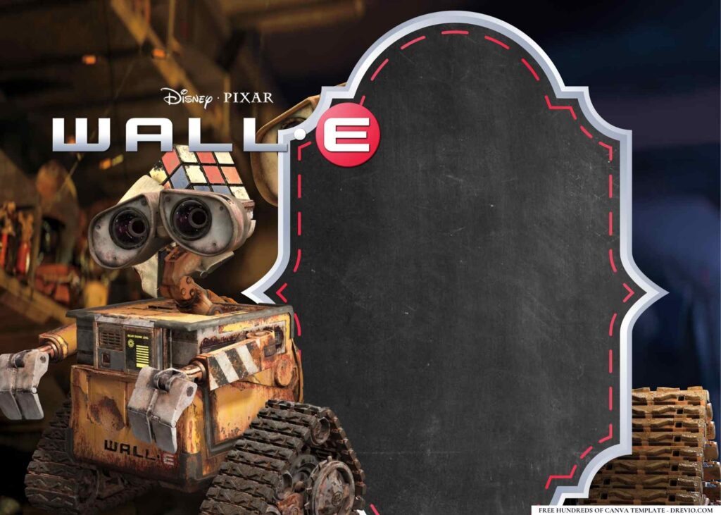 Invitation Template of 22+ WALL-E Birthday Invitation Templates 10