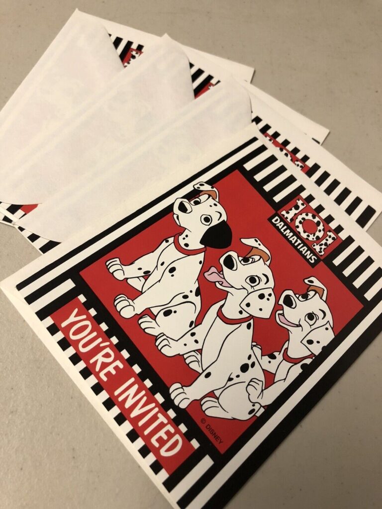 101 Dalmatians Birthday Invitations