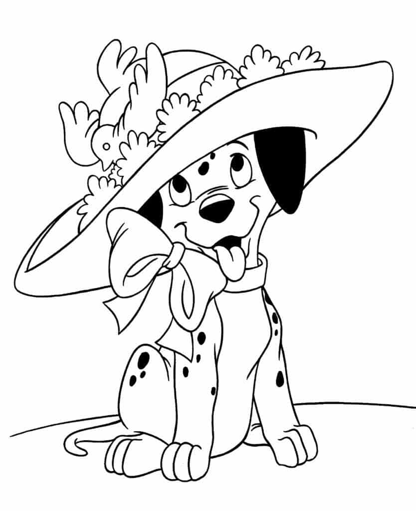 101 Dalmatians Coloring Page 