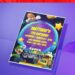 (Free Editable PDF) Iconic Super Mario Bros World Birthday Invitation Templates H