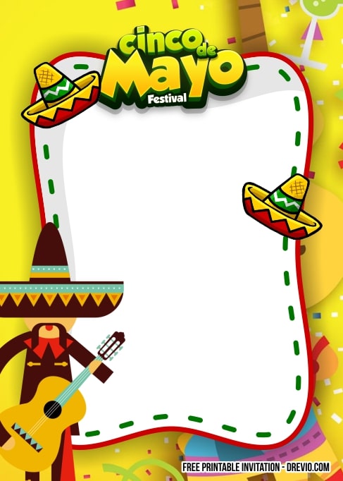 Cinco de Mayo Themed Invitations