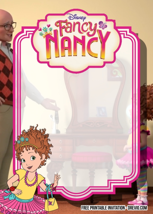 Fancy Nancy Birthday Invitations