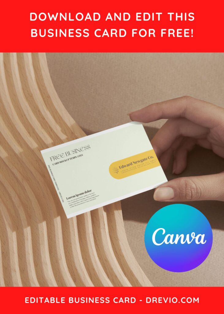 10+ Clean Minimal Canva Business Card Templates C