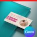 10+ Ombre Pink Canva Business Card Templates