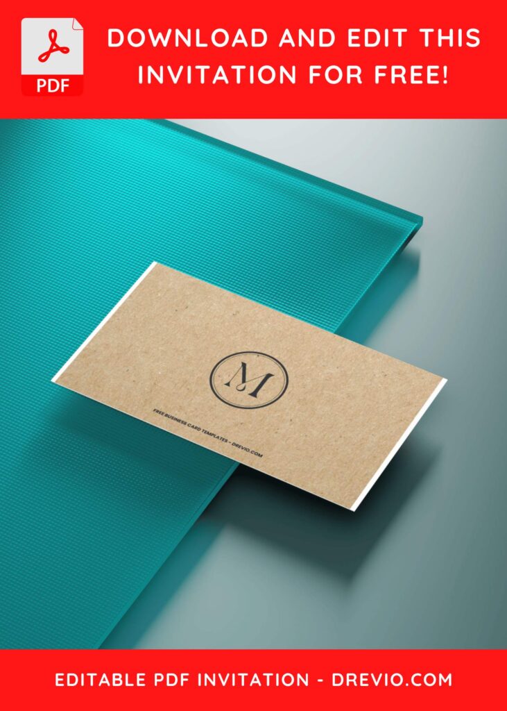 10+ Kraft Cardboard Canva Business Card Templates A