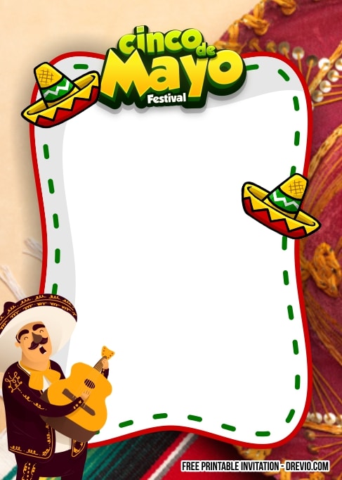 Cinco de Mayo Themed Invitations