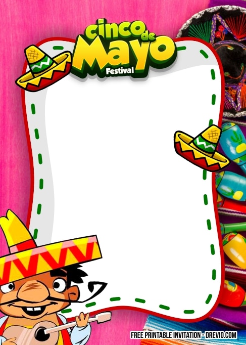 Cinco de Mayo Themed Invitations