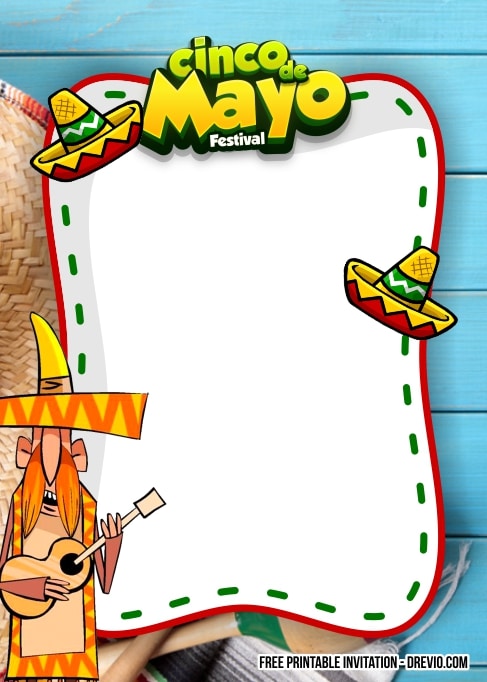 Cinco de Mayo Themed Invitations