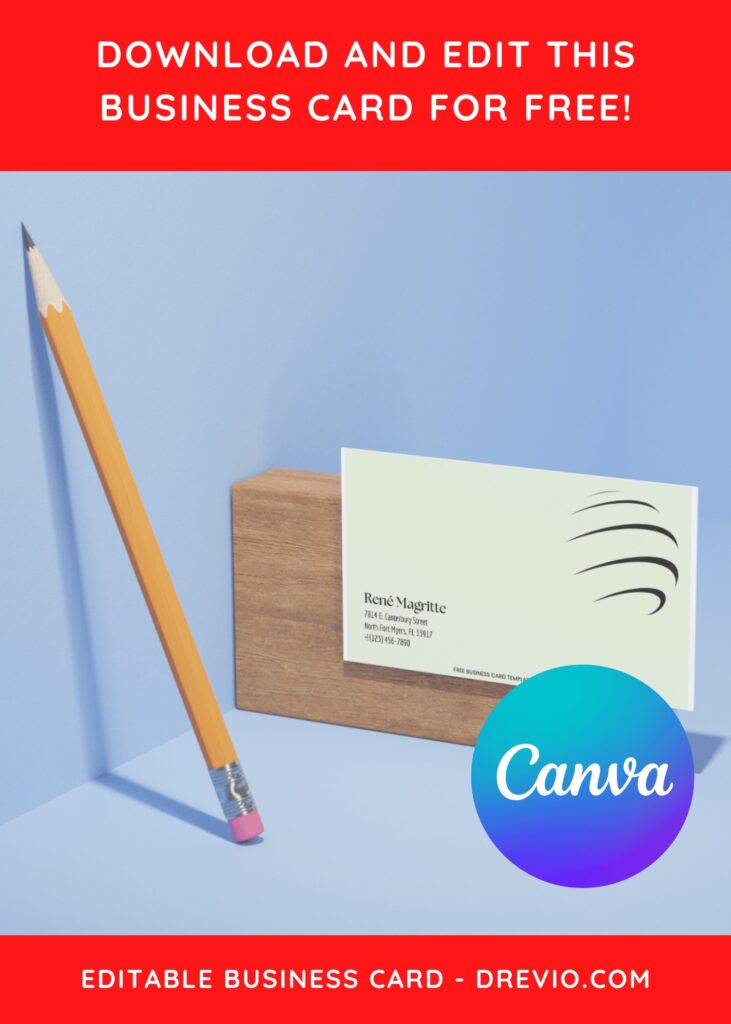 10+ Clean Minimal Canva Business Card Templates I