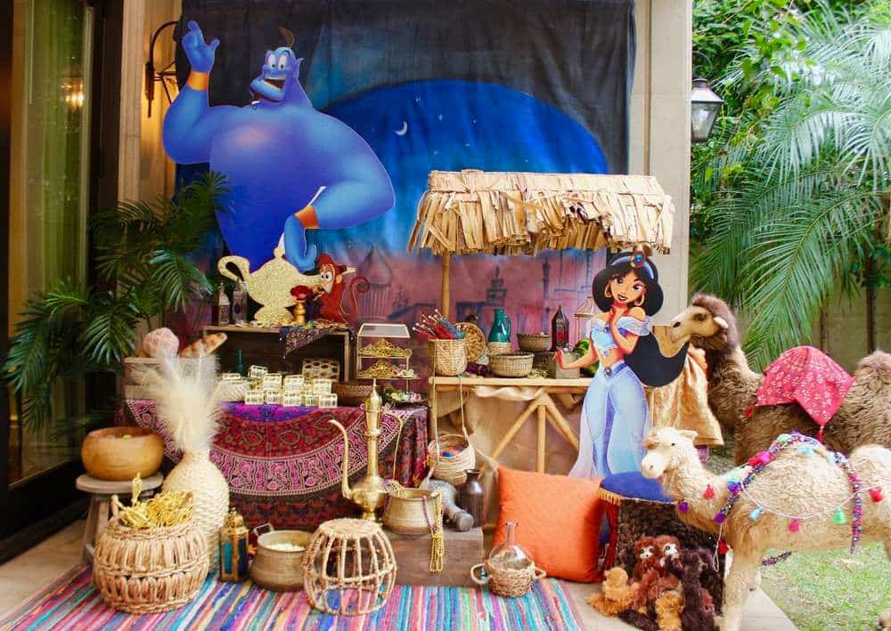 Aladdin Birthday Corner